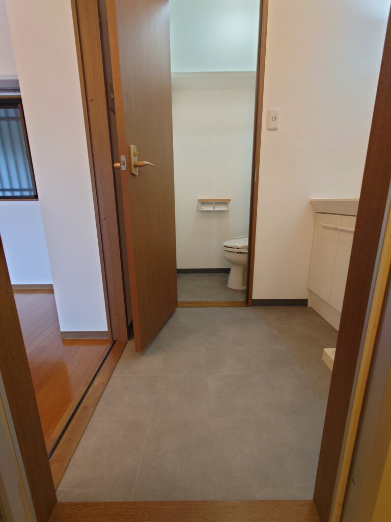 物件見学会‐洗面~トイレアフター
